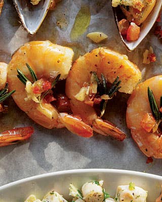 Shrimp with Pancetta and Rosemary (Gamberi al Rosmarino)