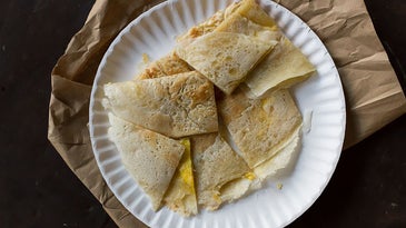 Omani Egg and Cheese Flatbreads (Ragag Ma Beed Wa Jibne)
