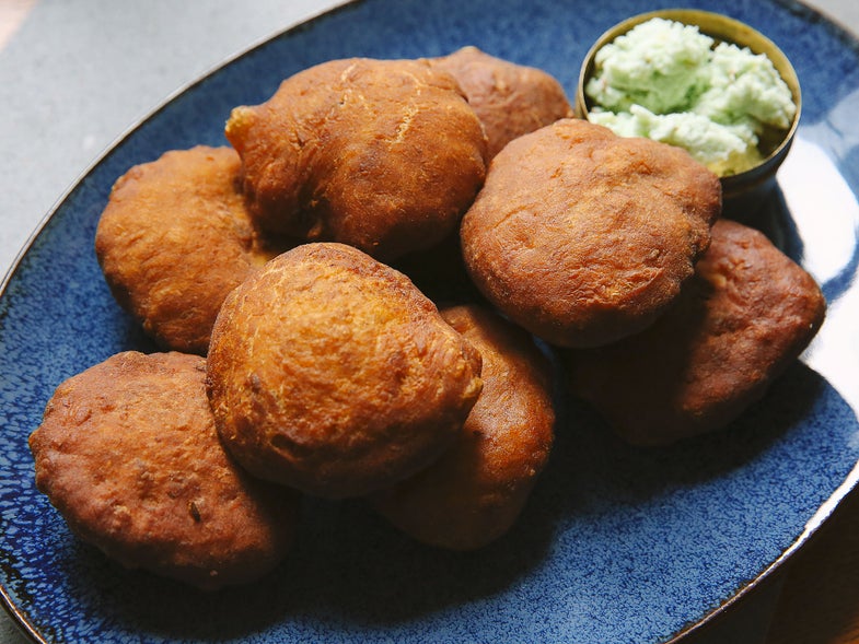 Indian Fried Banana Cakes Mangalore Buns