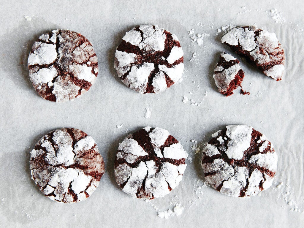 Orange and Ginger Brownie Cookies