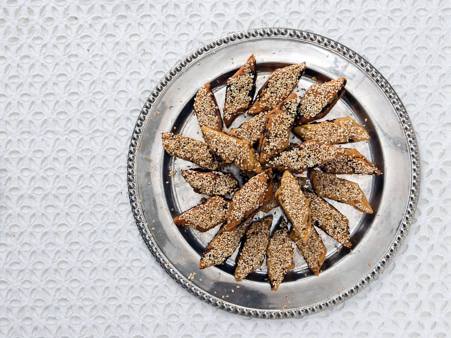 Tunisian Makroud (Date-Filled Semolina Cookies)