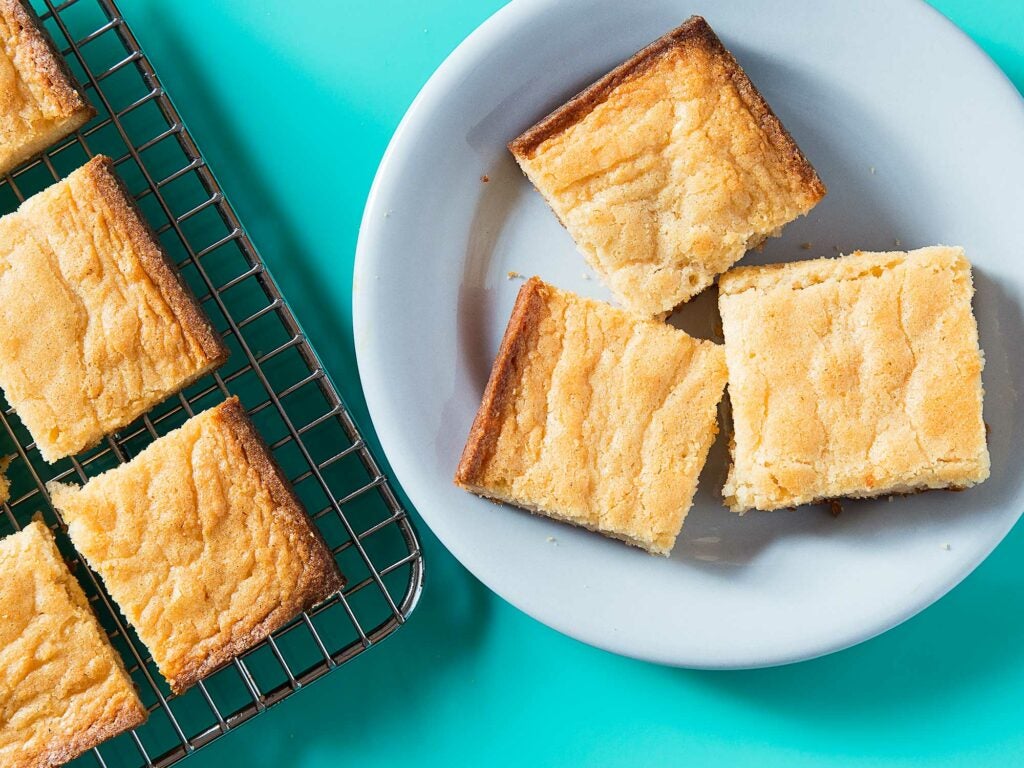 Coconut Blondie Cookies