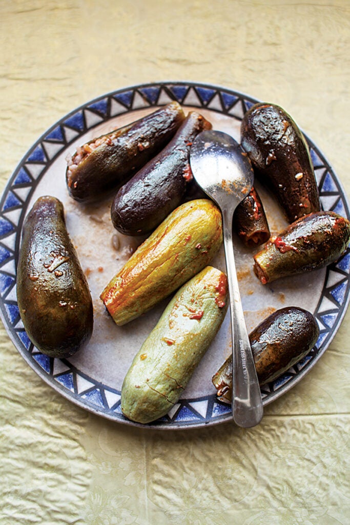 stuffed eggplant