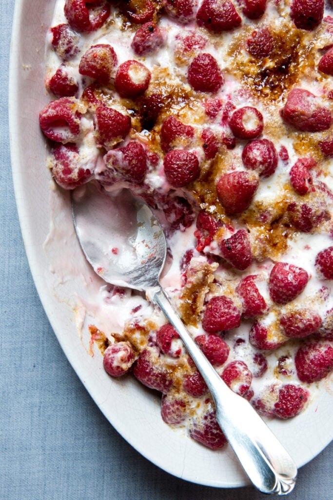 Raspberry Brûlée
