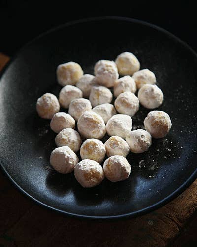 White Chocolate-Mint Truffles