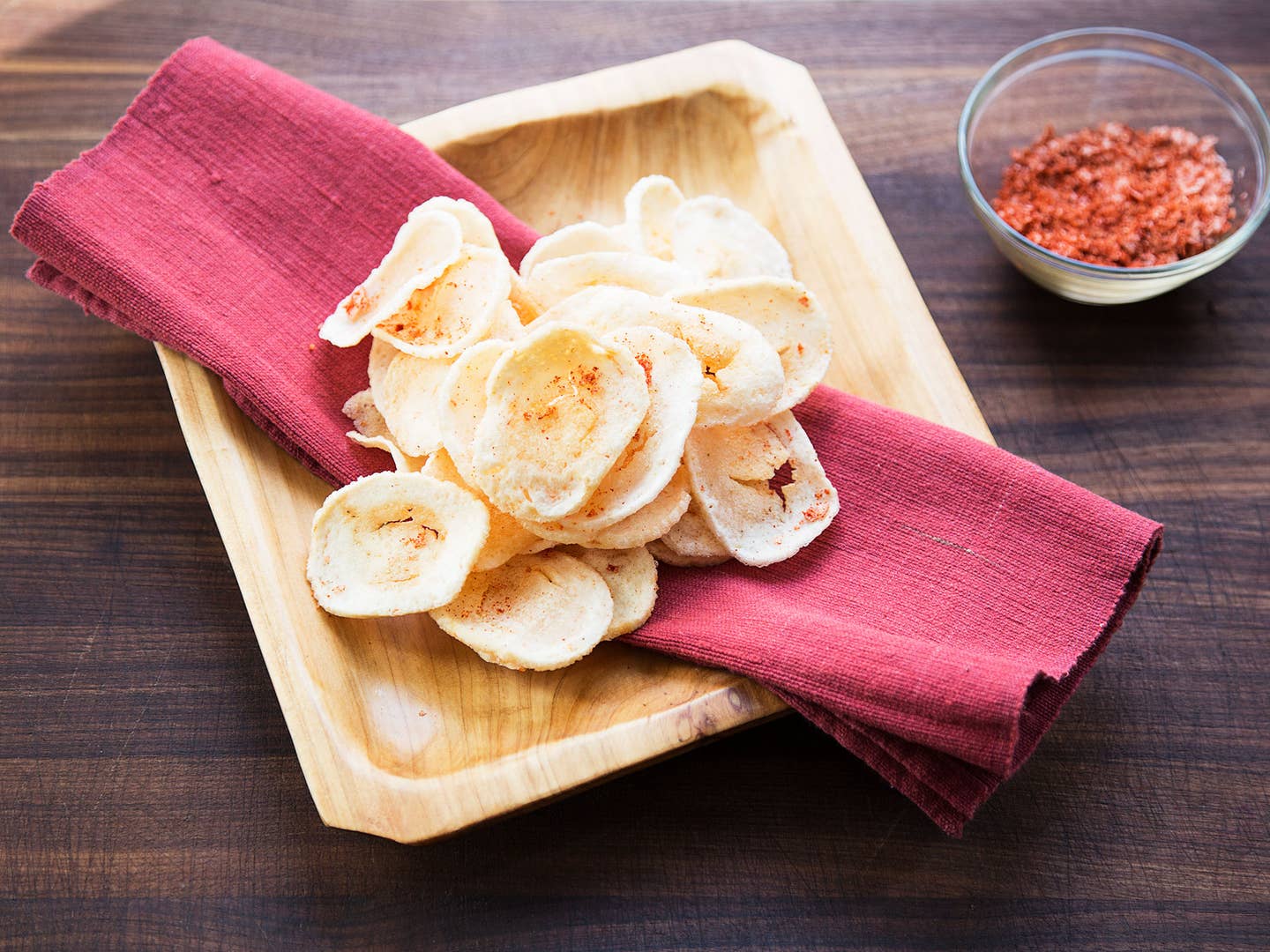 Making Shrimp Chips with Kirsten and Mandy Dixon