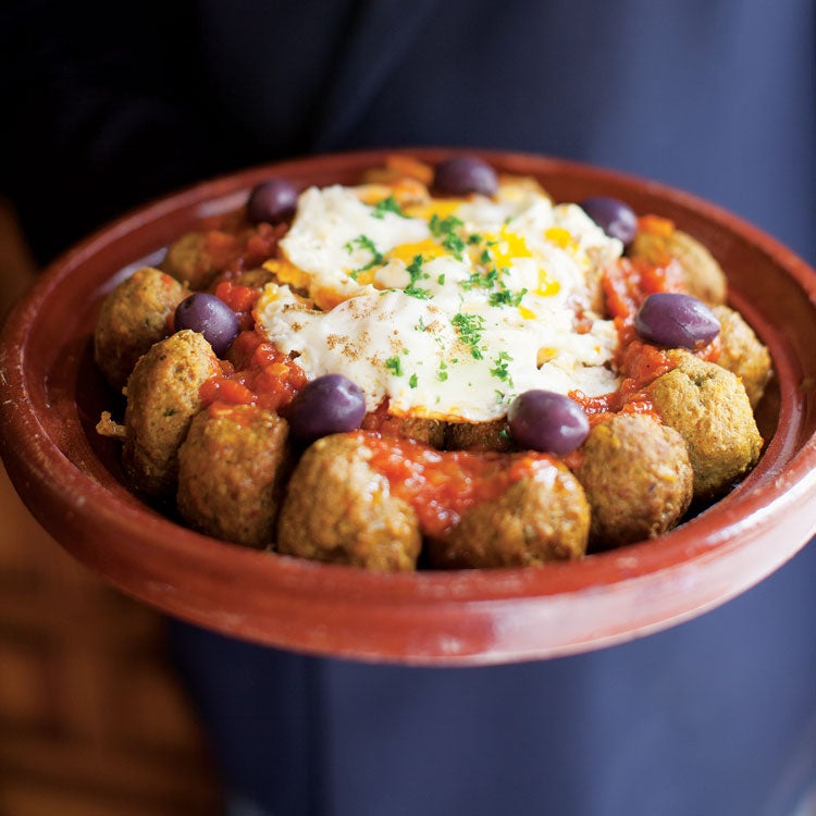 Lamb Meatball and Egg Tagine