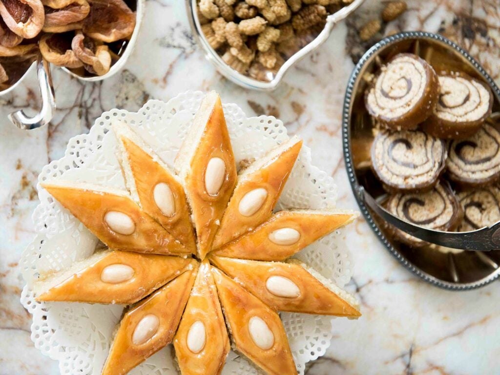 almond-cardamom pakhlava