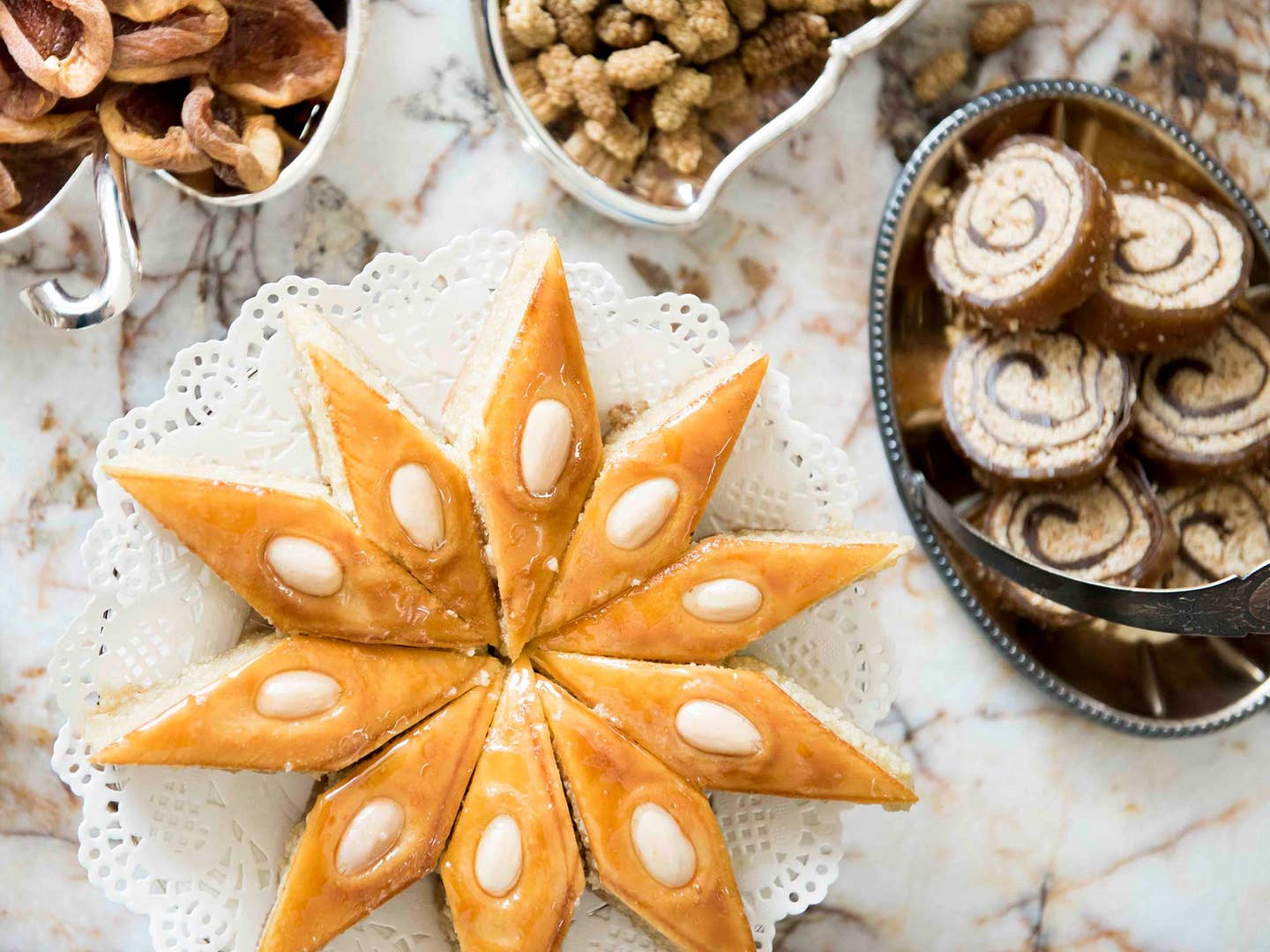 almond-cardamom pakhlava