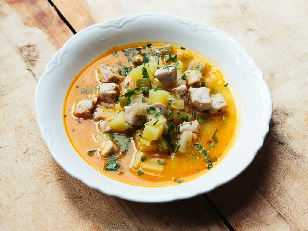 Marmitako baskų tuno ir bulvių sriuba