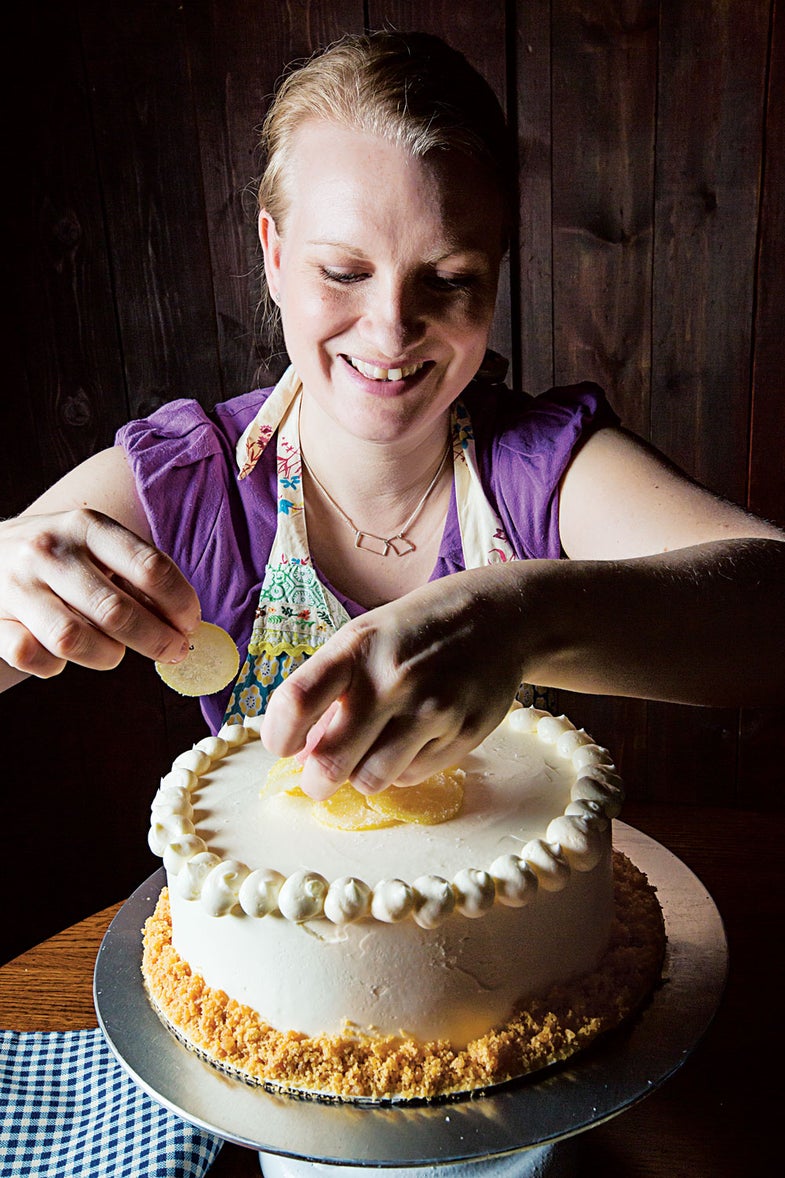 Lemon Curd Layer Cake