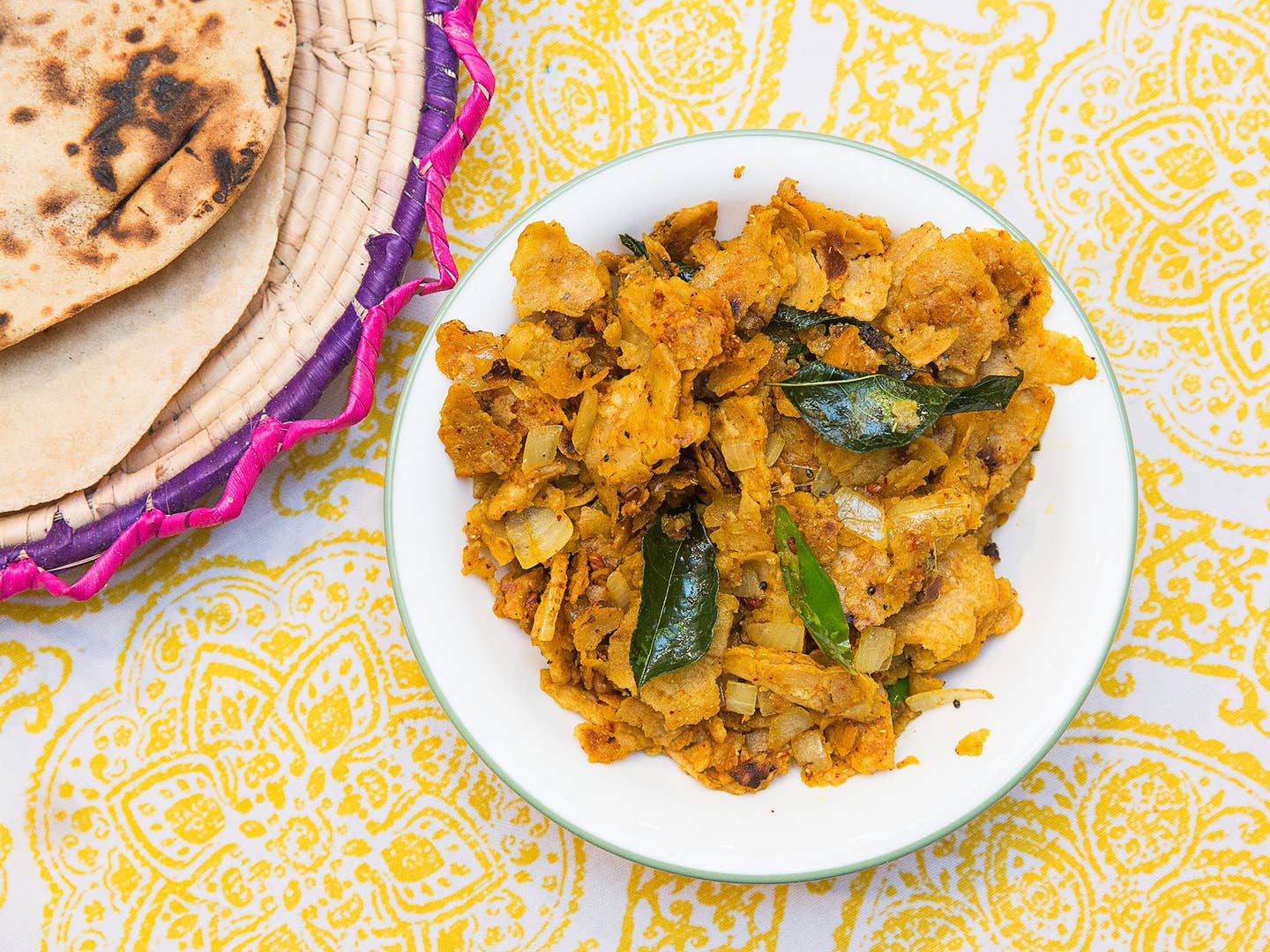 Indian Stir-Fried Roti (Baghari Masala Roti) | Saveur