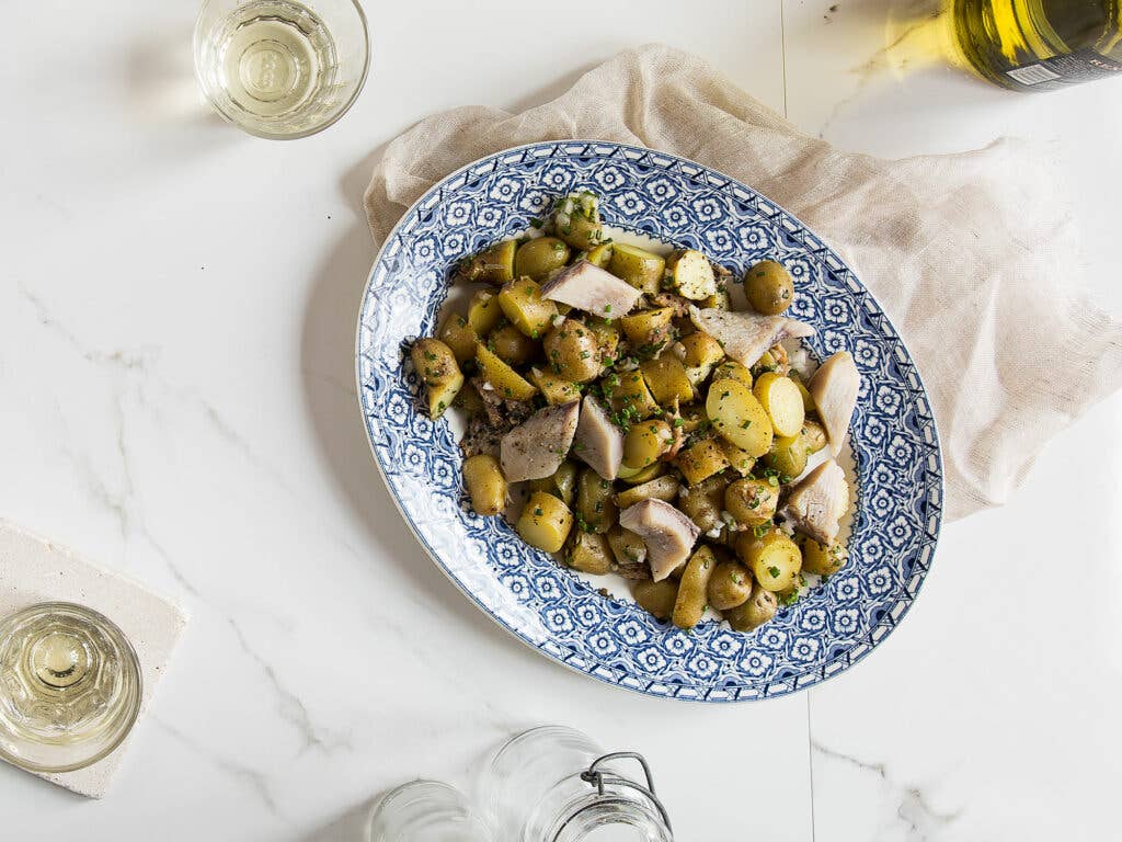 Potato Salad with Herring