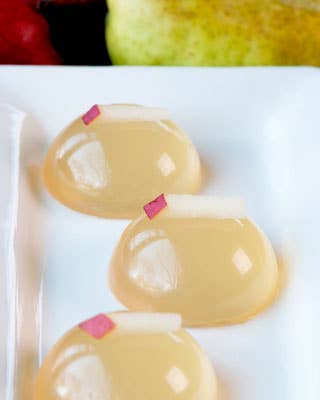 Pear Sour Jelly Shots