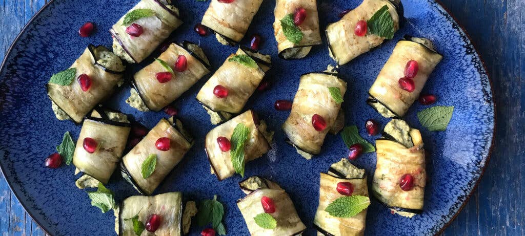 Eggplant Rolls (Nigvziani Badrijani)