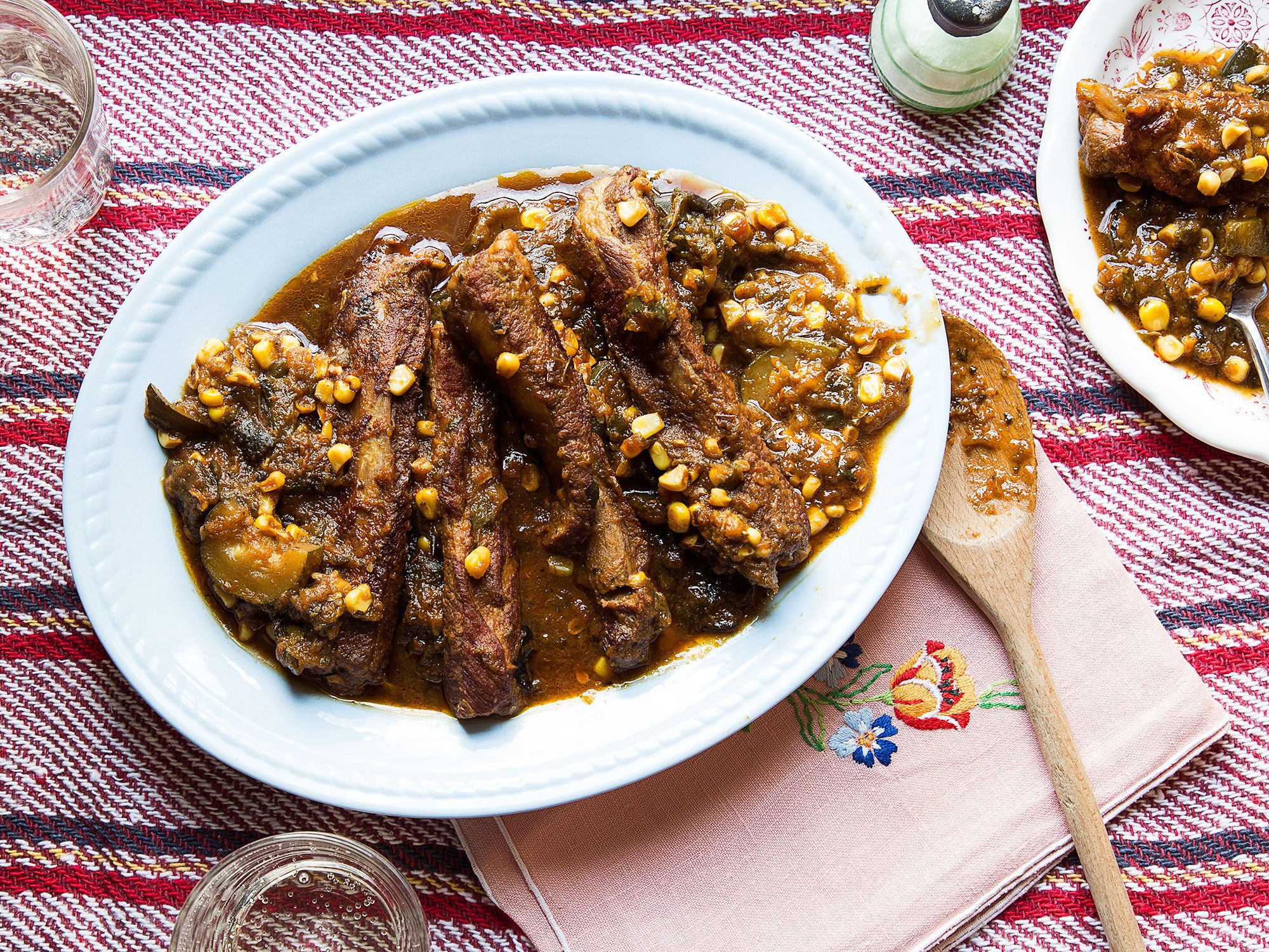 Mexican Braised Spare Ribs With Squash and Corn Saveur