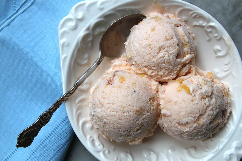 Best Peach Recipes Peach Ice Cream