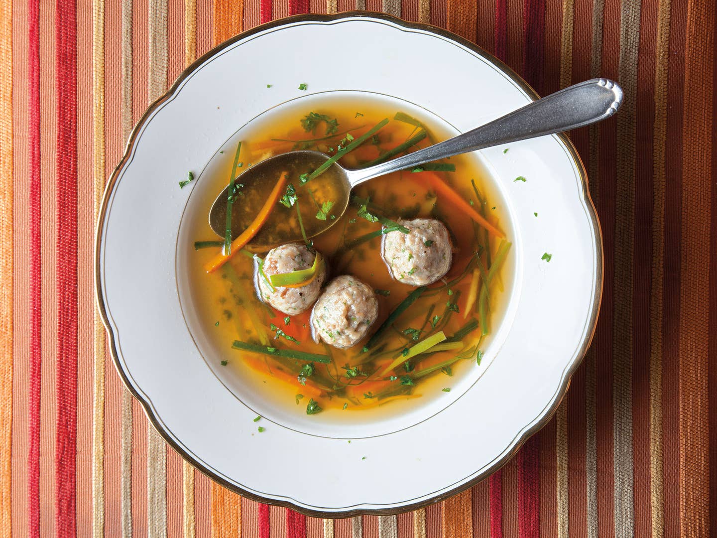 Beef Marrow Dumpling Soup (Markklösschensuppe)