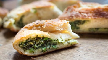 Stuffed Moldovan Flatbreads with Dill and Sorrel