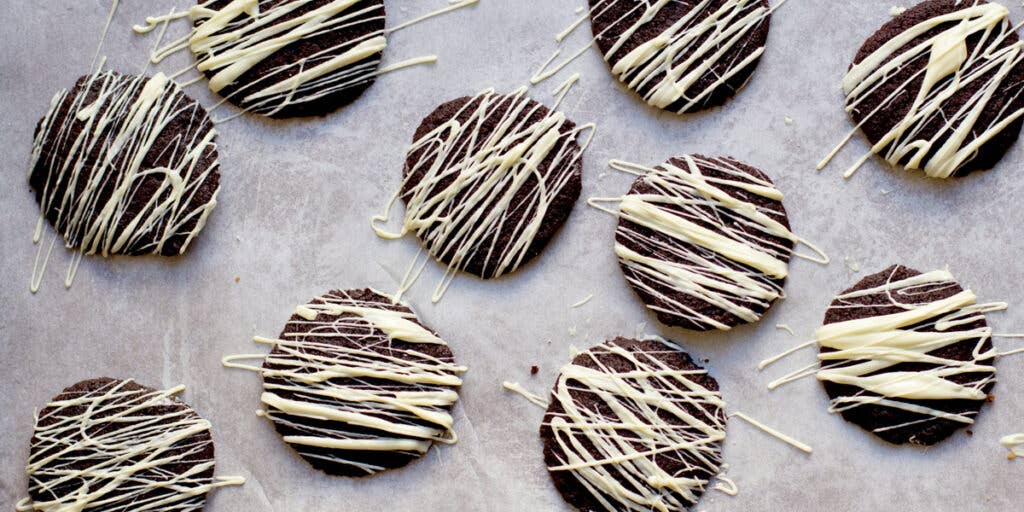 Mexican Chocolate Icebox Cookies