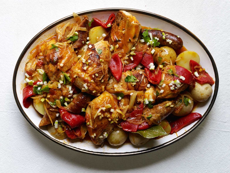 Chicken Basquaise