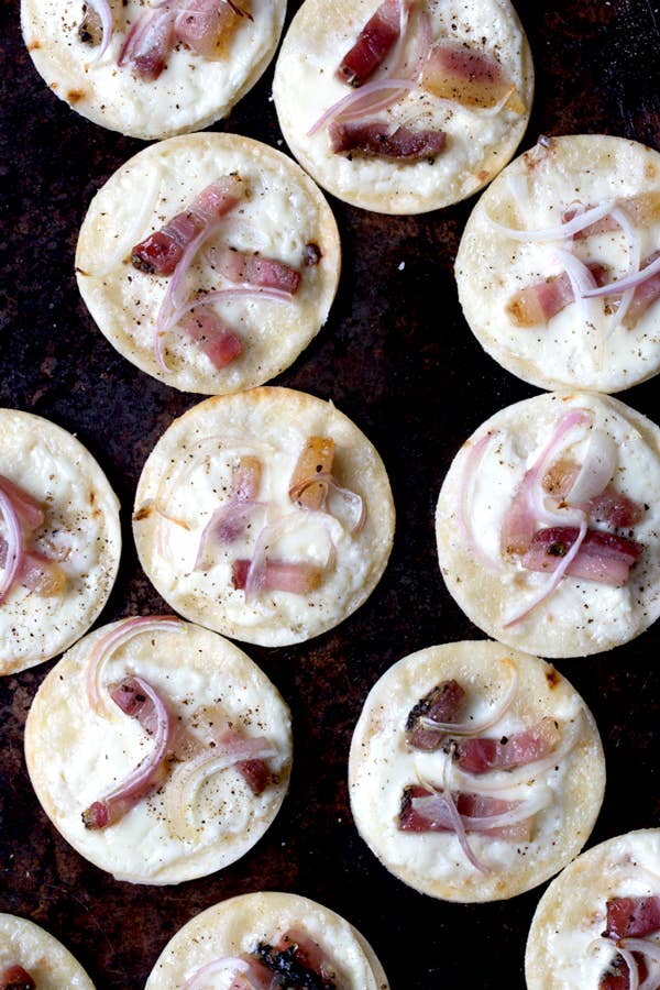 Shallot and Pancetta Tortilla Crisps