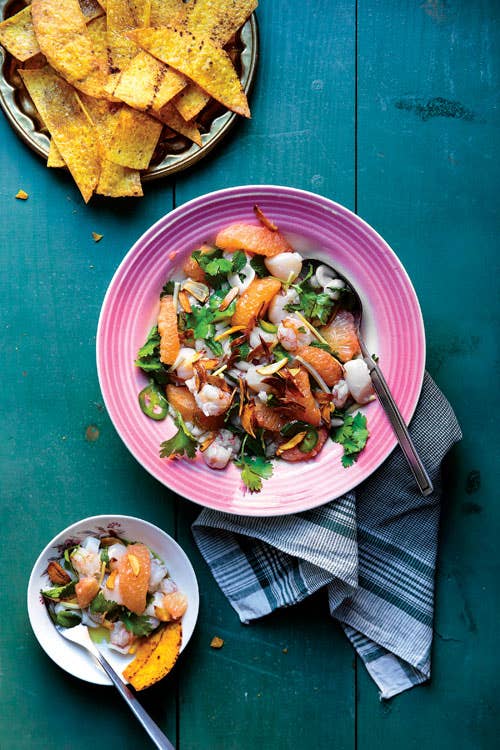Grapefruit-and-Seafood Ceviche