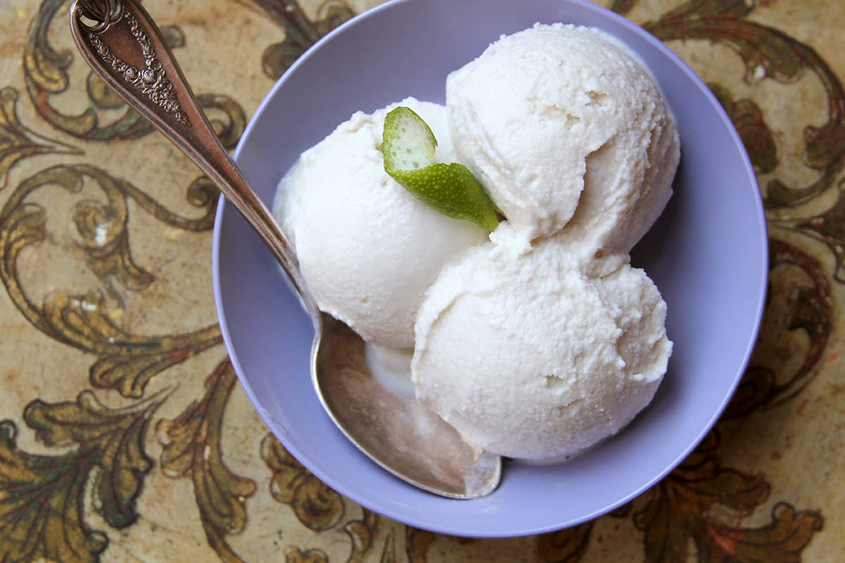 Pandan-Coconut Ice Cream