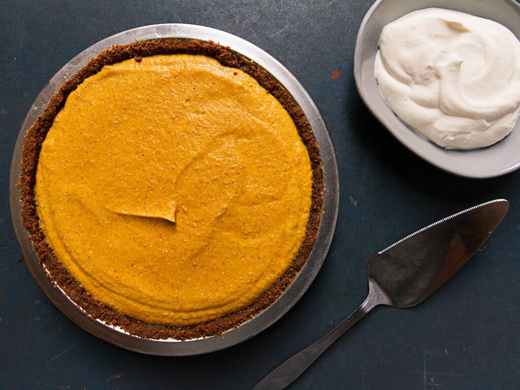 Pumpkin Chiffon Pie for fall pies