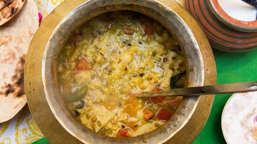 Dal Dhokli (Indian Roti and Lentil Stew)