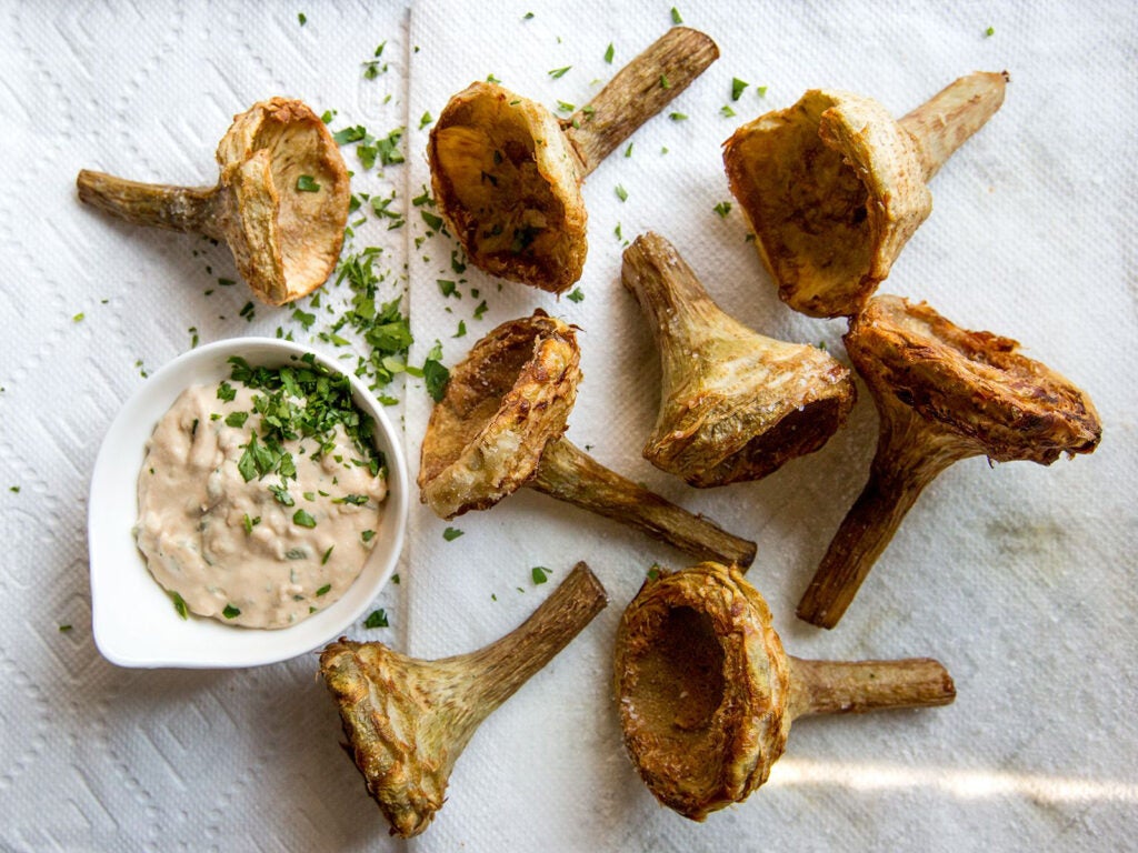 Fried Artichoke Hearts