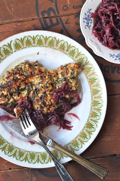 Grilled Chicken with Red Onion Jam