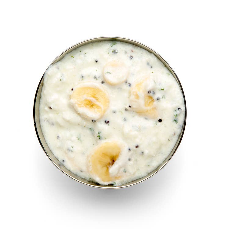 Kela ka Raita (Yogurt with Banana and Grated Coconut) | Saveur