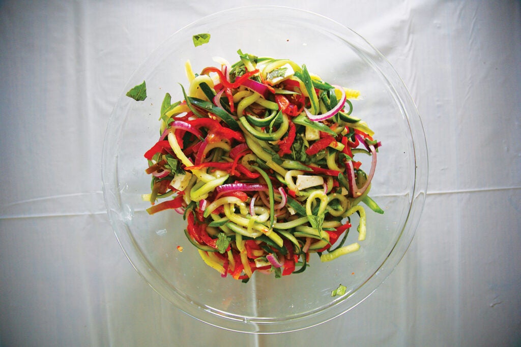 Cucumber Pepper Slaw