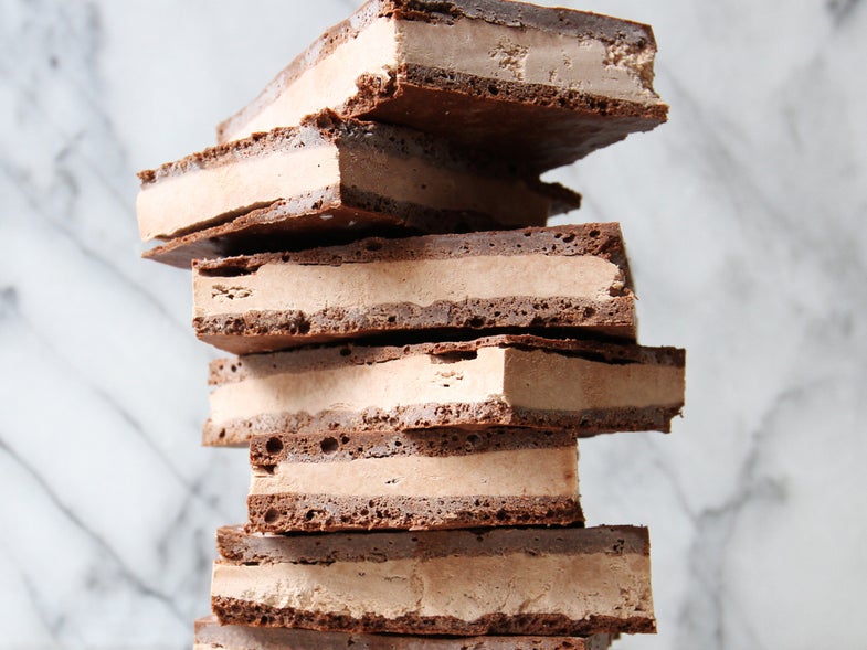 Mint Chocolate Ice Cream Sandwiches