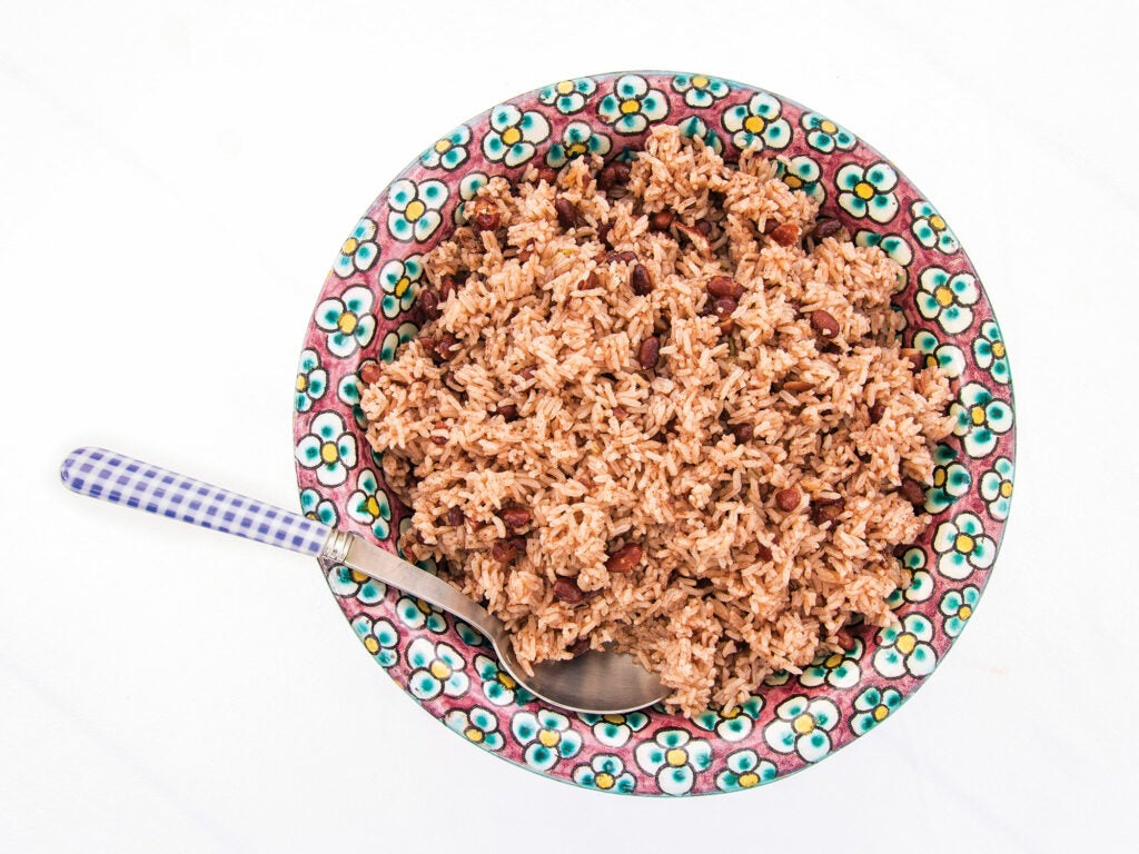 Coconut Rice and Red Beans