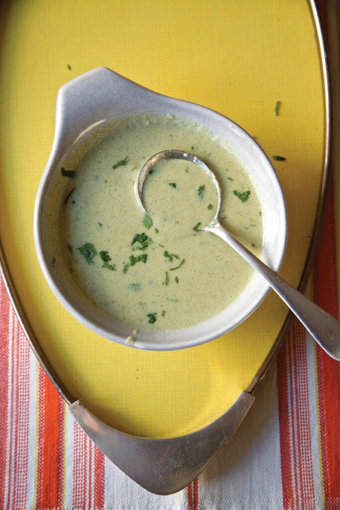 Curried Yogurt Stew (Kadhi)