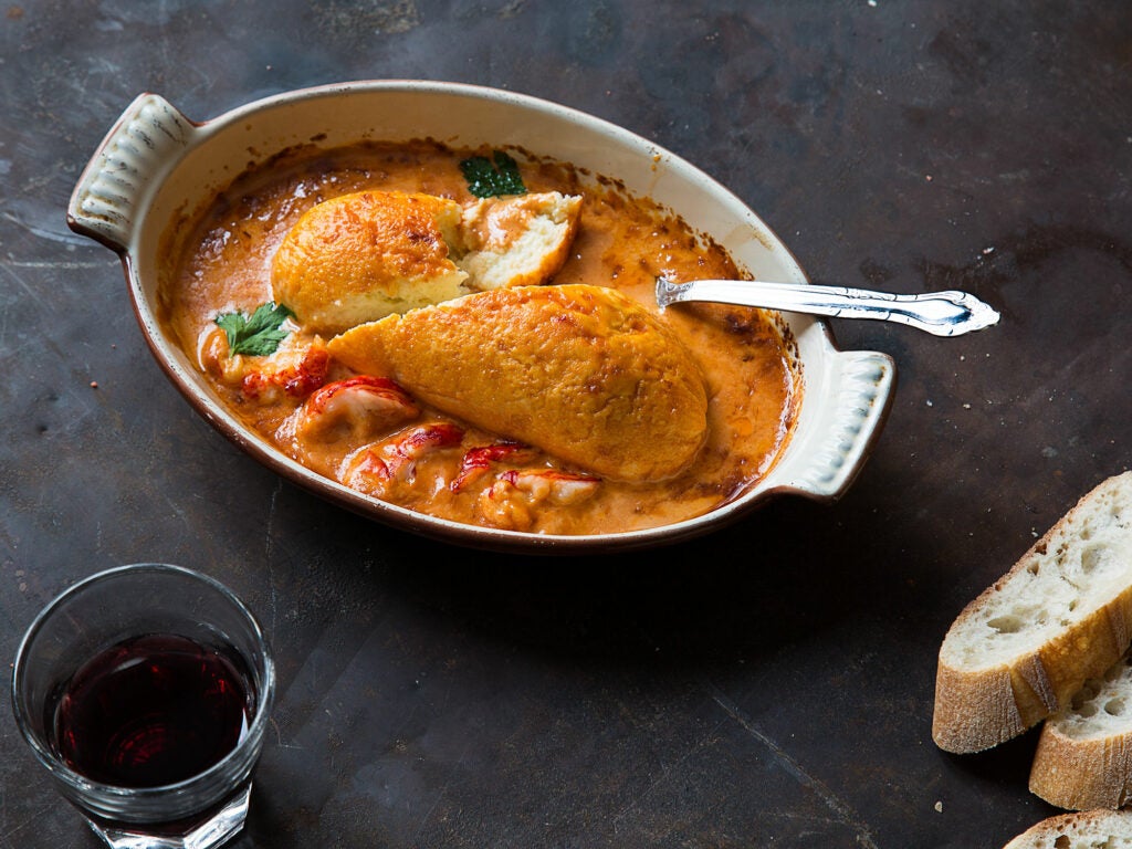 Pike Quenelles with Sauce Nantua (Quenelles de Brochet)