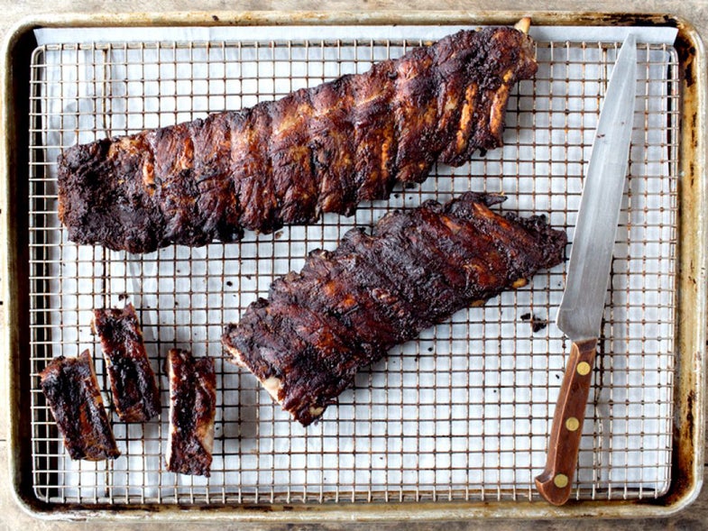 Cocoa-Rubbed Baby Back Ribs