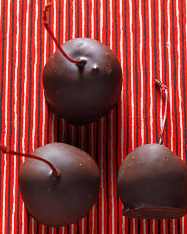 Chocolate-Covered Cherry Cordials