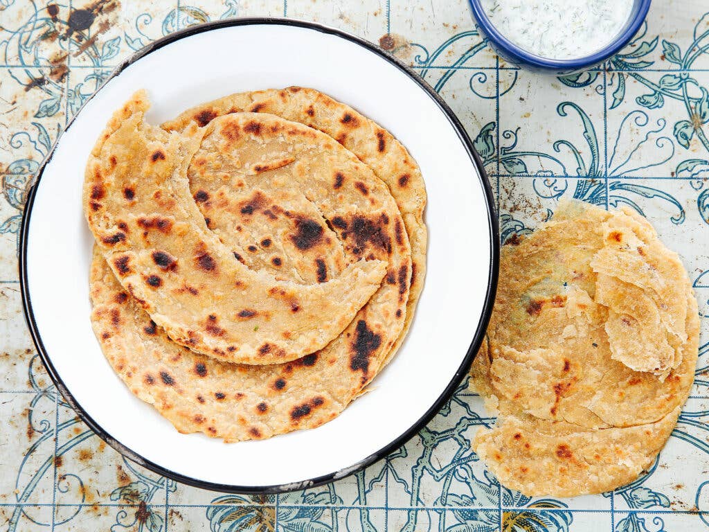 Paratha (Flaky Indian Flatbread)