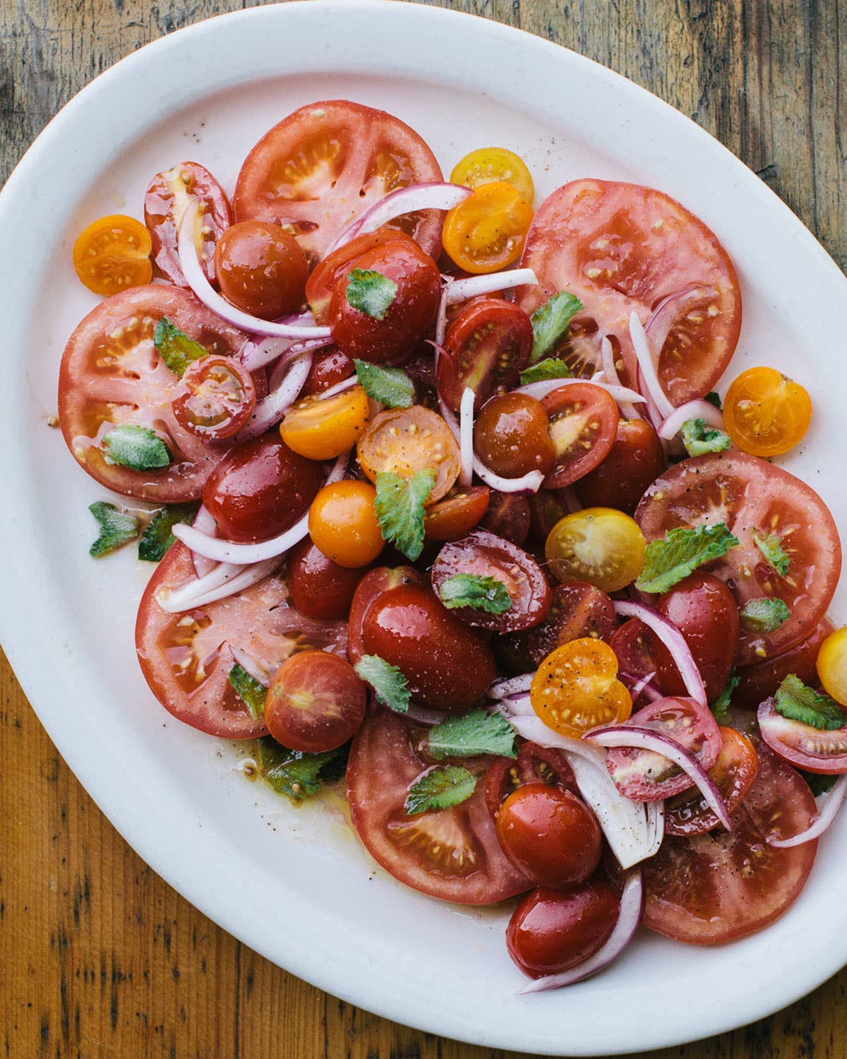 Behind the Recipe: Chris Fischer’s Tomato Salad