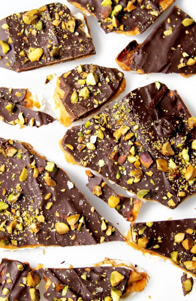 Dark Chocolate Matzo Brittle