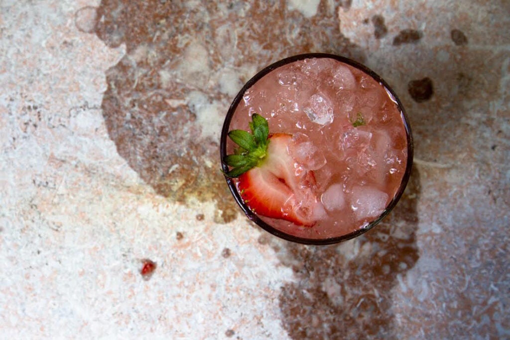 Strawberry-Lillet Crush