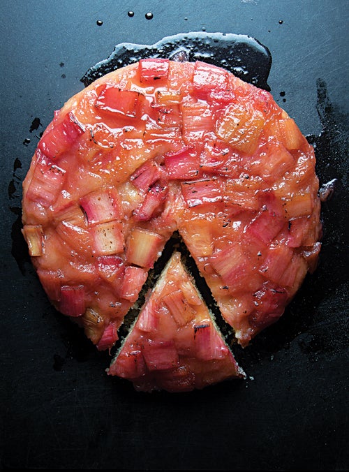 Rhubarb Tarte Tatin