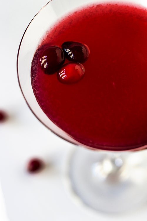 Dainty's Cranberry Gimlet