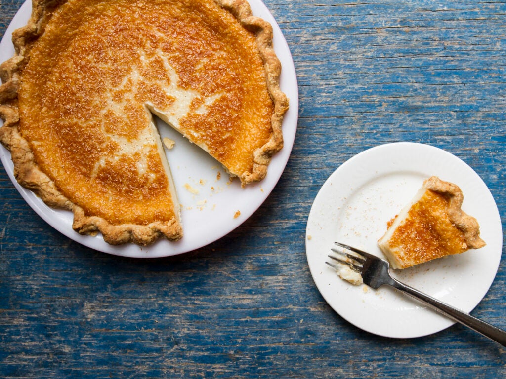 Indiana Sugar Cream Pie for fall pies