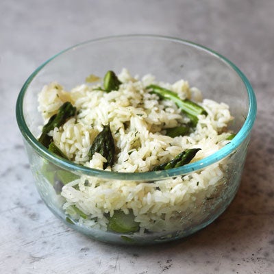 Asparagus and Rice Sauté