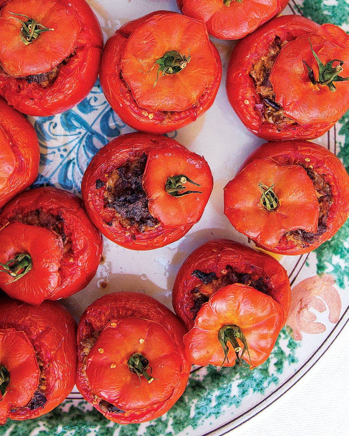Tomatoes Stuffed with Foie Gras, Duck Confit, and Chanterelles (Tomates Farcies)