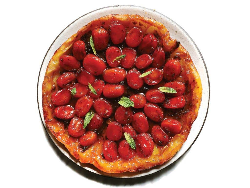 Cherry Tomato Tarte Tatin